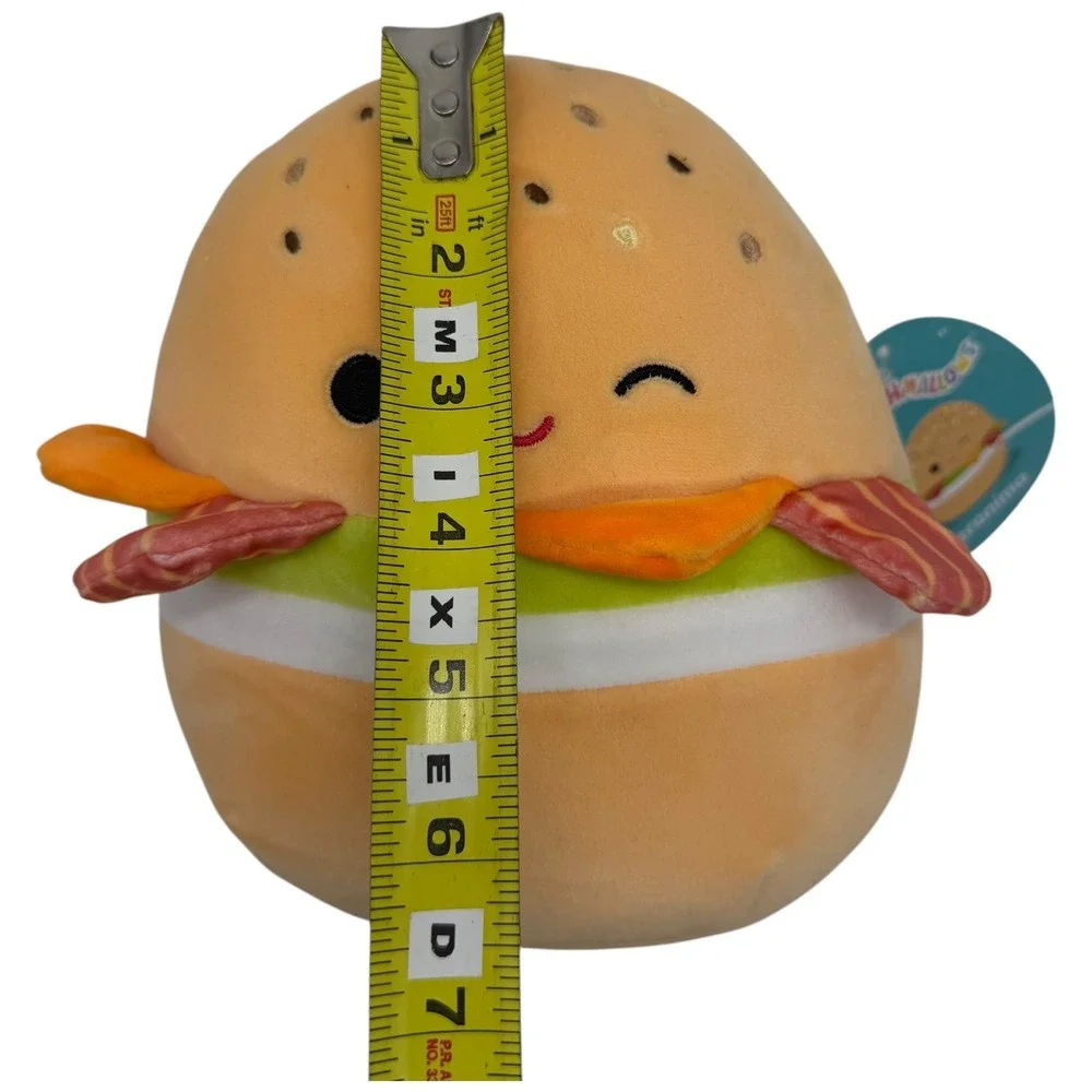 Squishmallows Geronimo Burger‎ Plush Stuffed Animal Toy With Tags Cute